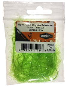 Semperfli Synthetic Crystal Marabou