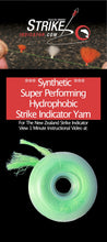 New Zealand Strike Indicator Hydrophobic Synthetic Yarn