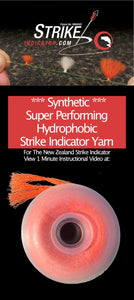 New Zealand Strike Indicator Hydrophobic Synthetic Yarn