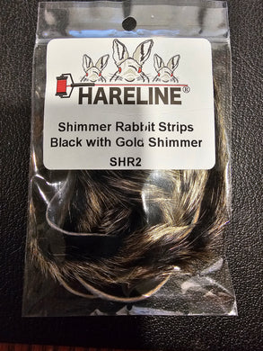 Hareline Shimmer Rabbit Strips
